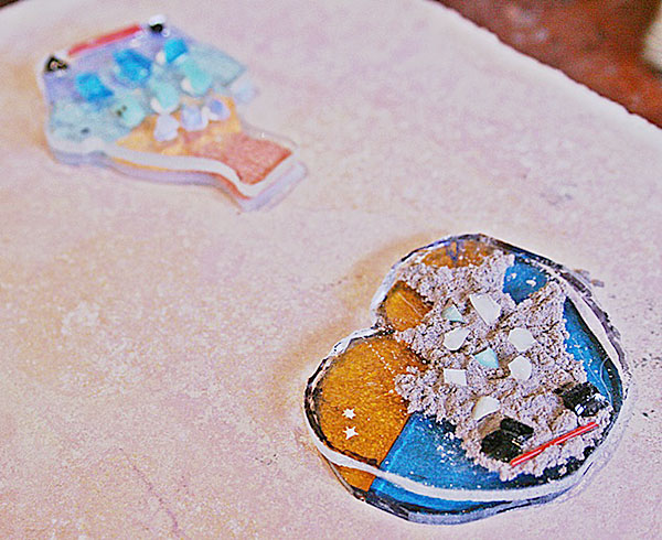 沖縄星砂ガラス製作体験の手順